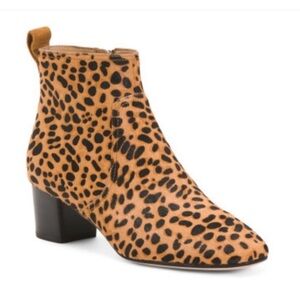 JOHNNY WAS Leopard Heeled Boot
